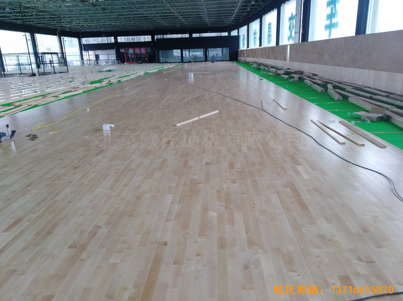 浙江臨海WeArena籃球館運動地板鋪裝案例3