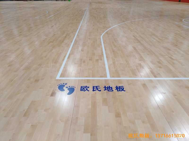 浙江臨海WeArena籃球館運動地板鋪裝案例4